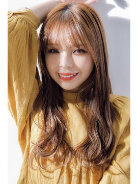 リノナ(Linona) ☆小顔効果カット インナーカラー グレーベージュ 髪質改善 韓国