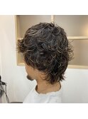 メンズパーマ×メッシュ