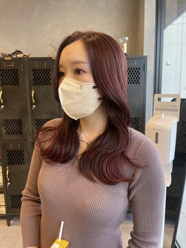 アチーブリス(achieve Liss) ブリーチなし 春ピンクカラー　20代30代40代