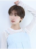 マッシュショート/ナチュラルベージュ