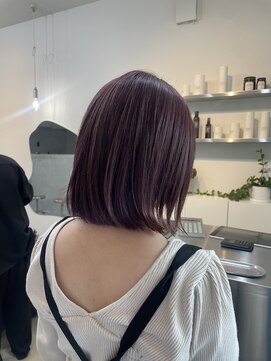 ソソ(soso) 【箕面 石橋 桜井】ピンクラベンダー×ボブ