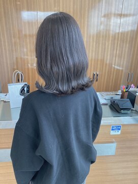 カッツ 駅家店(CUT S) 暗めのラベンダーベージュカラー〇