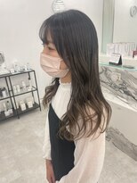 ブラウン(Brown)&nbsp;縮毛矯正×ベージュハイライトグラデーション