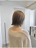 モカベージュ/切りっぱなしボブ