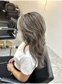 20代30代40代白髪ぼかしハイライト小顔ショートボブミニウルフ