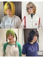 ニコフクオカヘアーメイク(NIKO Fukuoka Hair Make)&nbsp;デザインカラー×お顔周りレイヤーカット