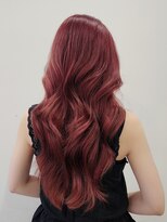 アフロート ギンザ(AFLOAT GINZA)&nbsp;【Nanako。】ブリーチ無しワインレッドレイヤースタイル
