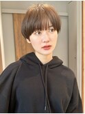 大人マッシュショートショートヘア丸みショート20代30代40代