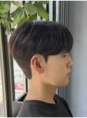 ショートシースルーマッシュ/ダウンパーマ/韓国ヘア/SHUTO