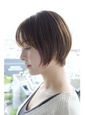 30代40代50代　大人女性/前髪ありショートボブ/ショートヘア