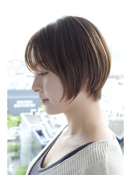 イチエ(ICHIE) 30代40代50代　大人女性/前髪ありショートボブ/ショートヘア