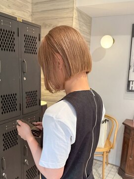 ヲタク(wotaku.) ベージュカラー透明感カラーくすみベージュミルクティーベージュ