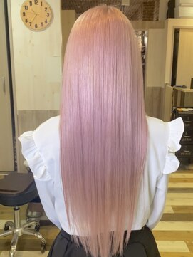 ゴリラビスケッツ(GORILLA BISCUITS) ホワイトピンク/ケアブリーチ/ダブルカラー