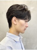 調布メンズパーマフェザーパーマシャドウパーマセンターパート