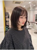 【AKINO】伸ばしかけをオシャレに♪レイヤーボブ