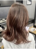 【ワンカラー】伸びた根本を活かしたグラデーション