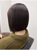 【ラベンダーブラウン/ミニボブ】