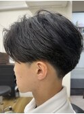 MEN'S HAIR/ブルーブラック/フェザーパーマ/錦糸町
