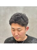 メンズショートにピッタリなアップスタイル ビジカジ対応○