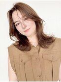 ☆大人可愛い　ふんわり外ハネボブ　ミディアムレイヤー☆