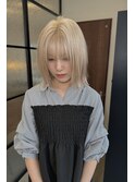ボブ×ベージュ