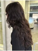 縮毛矯正履歴でもゆるっとロングパーマ