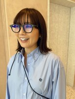 オン キャナルシティ博多前店(on) 【晴音】外はねボブ/切りっぱなしボブ/アッシュブラウン/30代