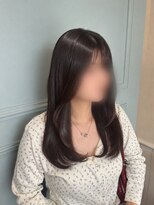 レス 仙台(Less) 暗めのレッドカラー×レイヤー20代/30代/40代