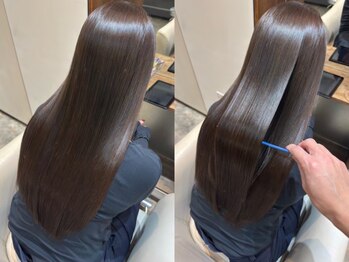 ヘアーアンドメイク ブロッサム 志木南口店(HAIR&MAKE Blossom)の写真/ダメージレス施術でツヤ&潤いのある柔らかでナチュラルな仕上がりに♪