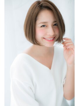 ローレン(LOREN) ＊LOREN＊自由が丘＊30代40代グレージュエアリーショートボブ