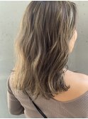 ハイライト×アッシュベージュ