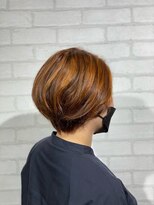 ビスイル 秋葉原店(Vis ill) ハイライト/白髪ぼかし/ハンサムショート/似合わせカット