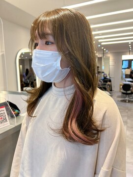 ジーナ セントラル銀座(Zina) メルティーカラー＊ビタミンカラー＊くびれヘア43 Zina CENTRAL