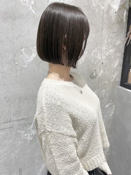 トマト(TOMTO) 【YUYA】大人ボブ_前下がり_似合わせカット_ナチュラルボブ