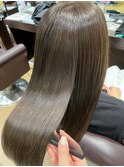 【zest立川平林鼓】髪質改善×オリーブベージュ