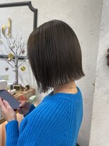 ロンドプランタン 恵比寿(Lond Printemps) *石垣 ぱつっとラインが可愛い切りっぱなしボブ