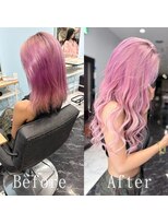 あるじゃんすー 心斎橋店&nbsp;パープルピンク#シールエクステ#デザインカラー#韓国#心斎橋