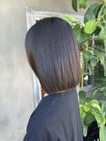 ナナナ パレナ 大津膳所店(nanana parena)&nbsp;縮毛矯正×切りっぱなしボブで上品な大人の艶感を