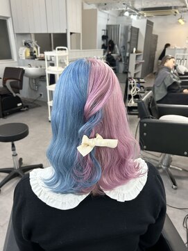 シェイロ(Cielro) 【ピンク×水色/ツートンカラー】SAKI