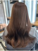 ブラウンカラー×ゆるレイヤーカット◎矢口