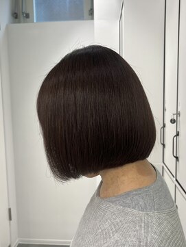 ウル 表参道(HOULe) 艶ボブ×ベージュブラウンカラー
