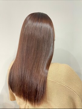アルベリー ヘアーアンドスパ 浜松上島店(ALBELY hair&spa) ツヤ感オレンジブラウン