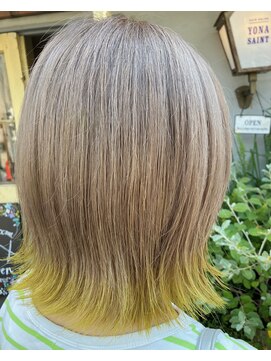 カミナ(KAMINA) 裾カラー×イエロー