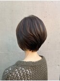 ハイライト×ショートボブ