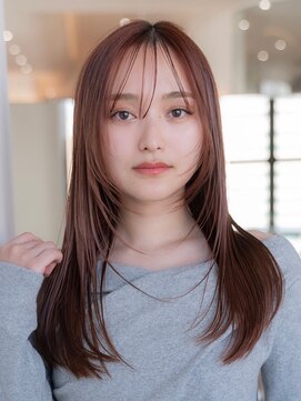 エースハバナ 渋谷(1 HAVANA) チョコグレージュ/20代30代大人かわいい/ミディアムレイヤー