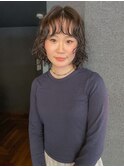 韓国カジュアルなボブレイヤーパーマ