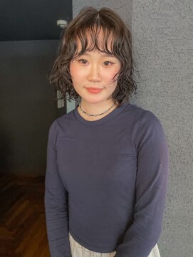 ムク(MUKU) 韓国カジュアルなボブレイヤーパーマ