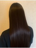 暗髪/艶カラー/髪質改善/ストレート/30代40代50代