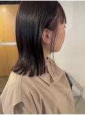 カシスカラー×切りっぱなし