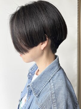 モリオフロムロンドン 原宿本店(morio from London) 【morio原宿】黒髪ショート20代30代40代